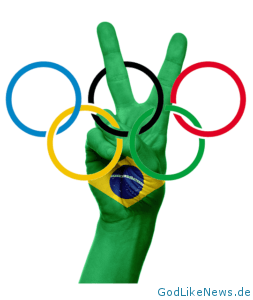 Peace! Die Olympischen Ringe im Rio Style. Das hat was!