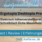 Ergotopia Desktopia Pro: Elektrisch höhenverstellbarer Schreibtisch (Eiche) Test, Review & Erfahrungen