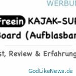 Freein KAJAK-SUP Board (Aufblasbar) Stand Up Paddleboard Set Unboxing Test Review