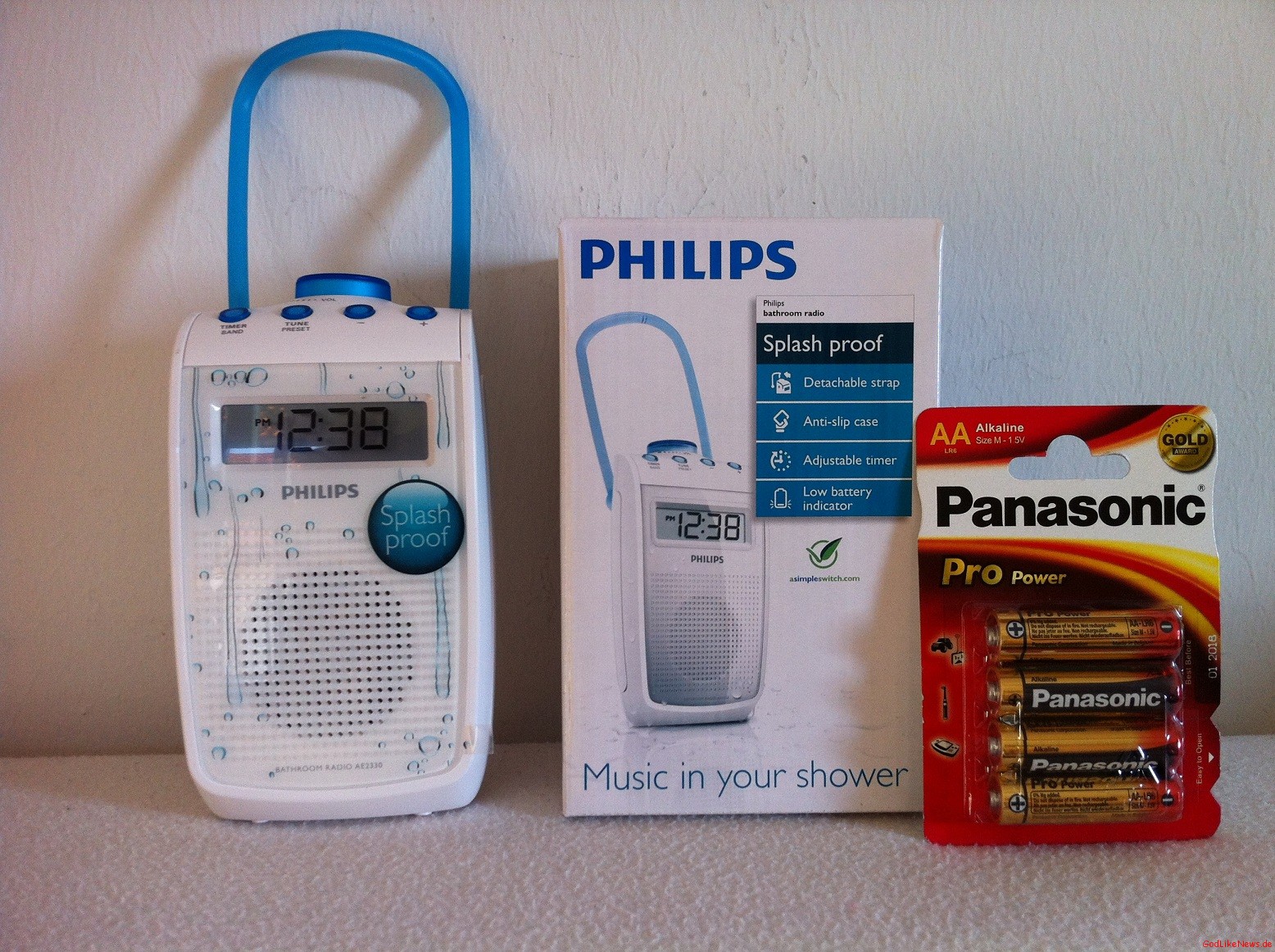 Philips AE2330/00 FM/MW Badezimmer/Duschradio mit Uhr - Erfahrungstest